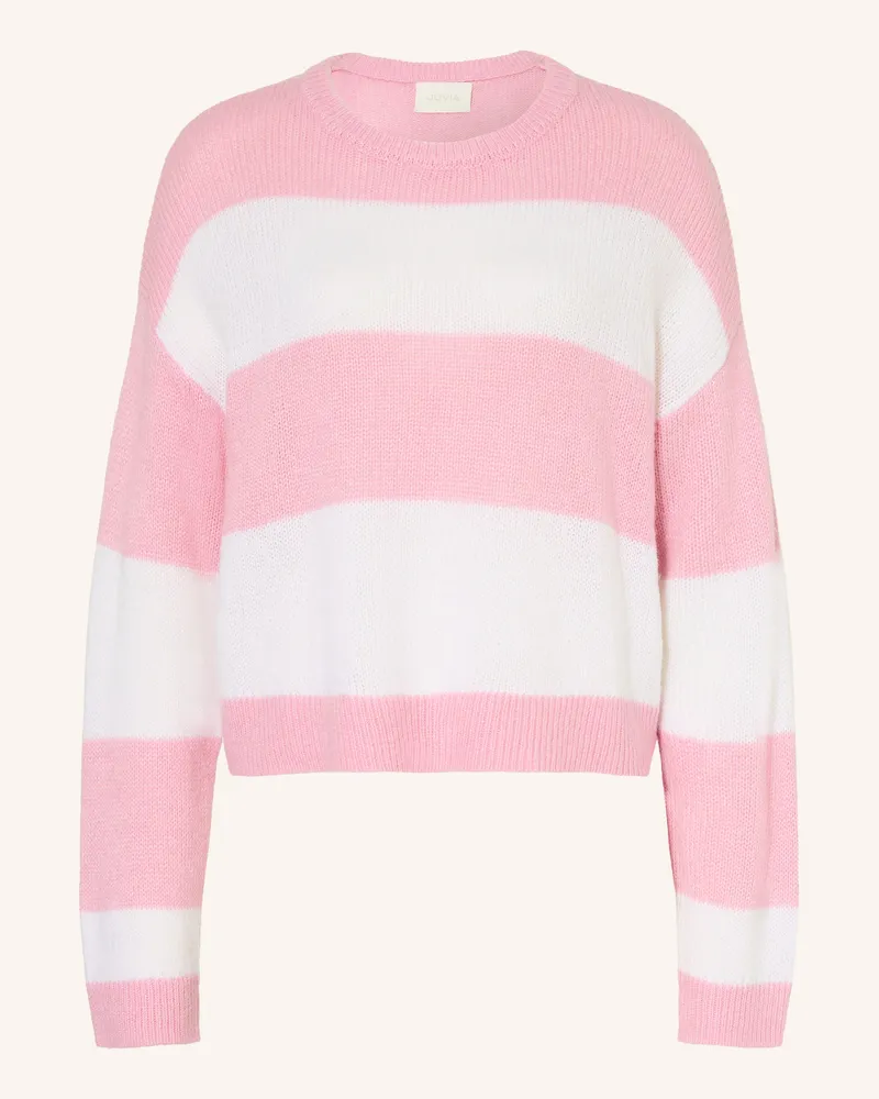 Juvia Pullover rosa Weiss