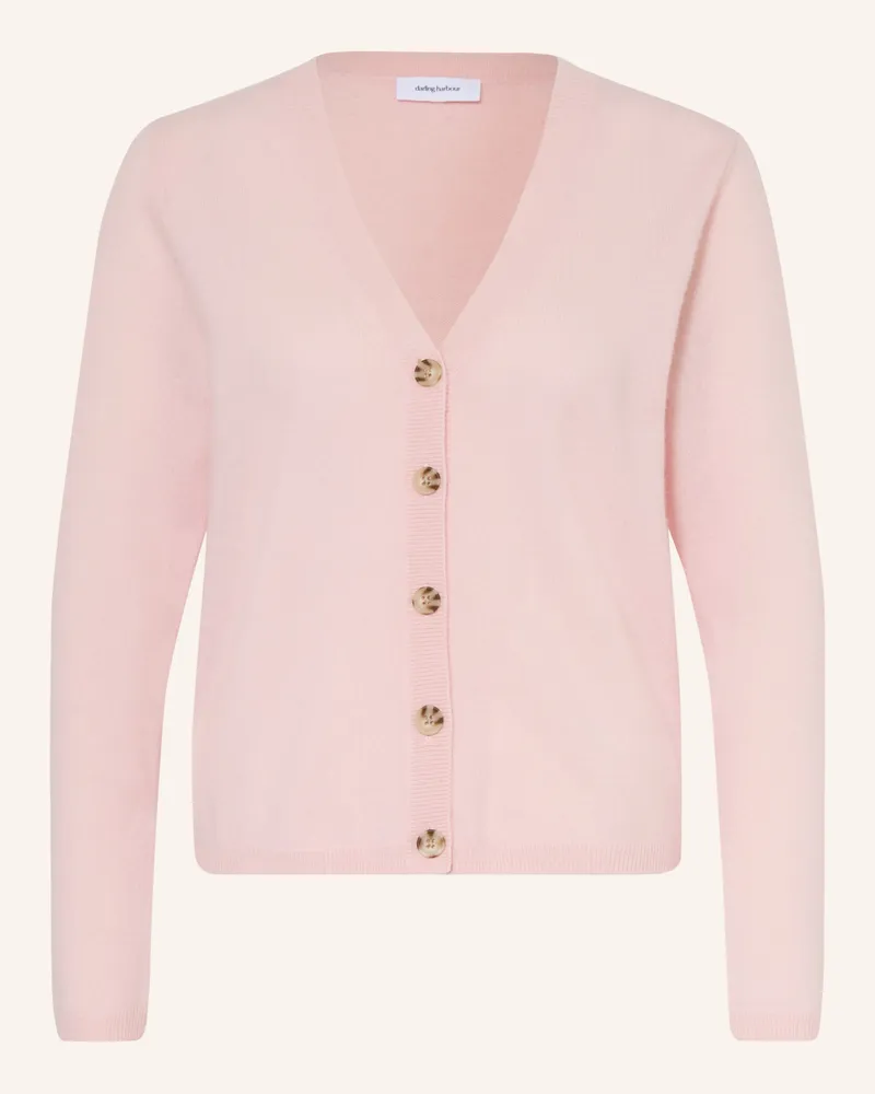 Darling Harbour Strickjacke Aus Cashmere rosa Rose