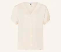 Blusentop Civane Im Materialmix beige