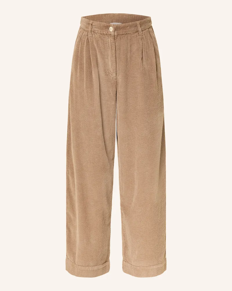 American Vintage 7/8-Hose Padow Aus Cord braun Braun