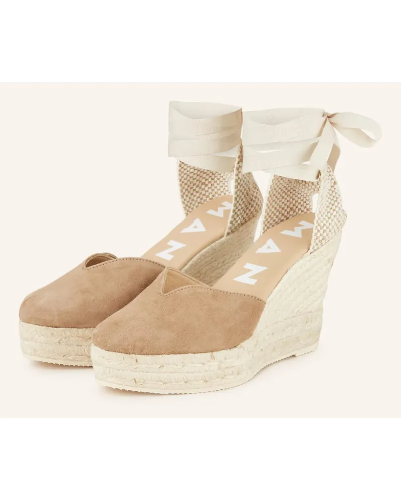 Manebí Wedges - TAUPE Beige