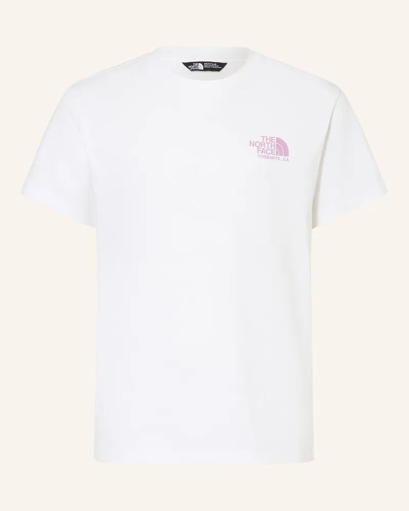 The North Face T-Shirt Plant & Flora weiss Weiss