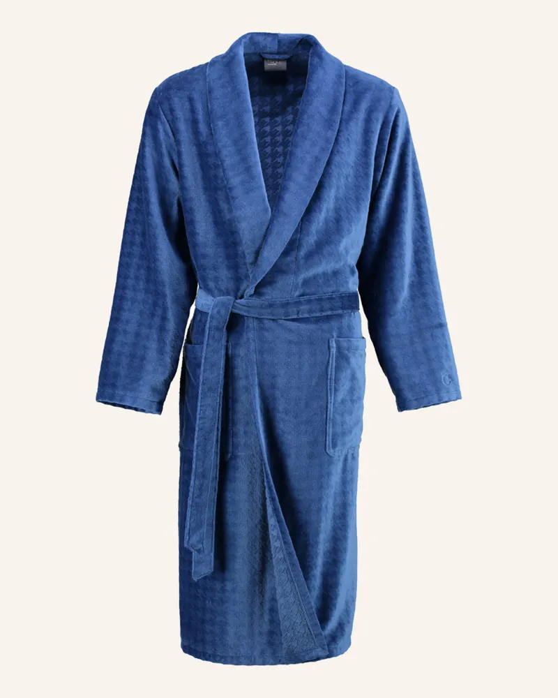 Cawö Bademantel blau Blau