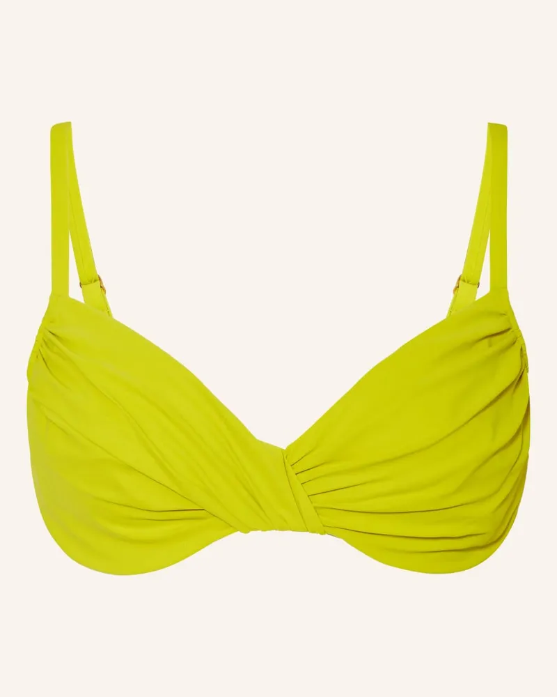 Maryan Mehlhorn Bügel-Bikini-Top SOLIDS mit UV-Schutz Gruen