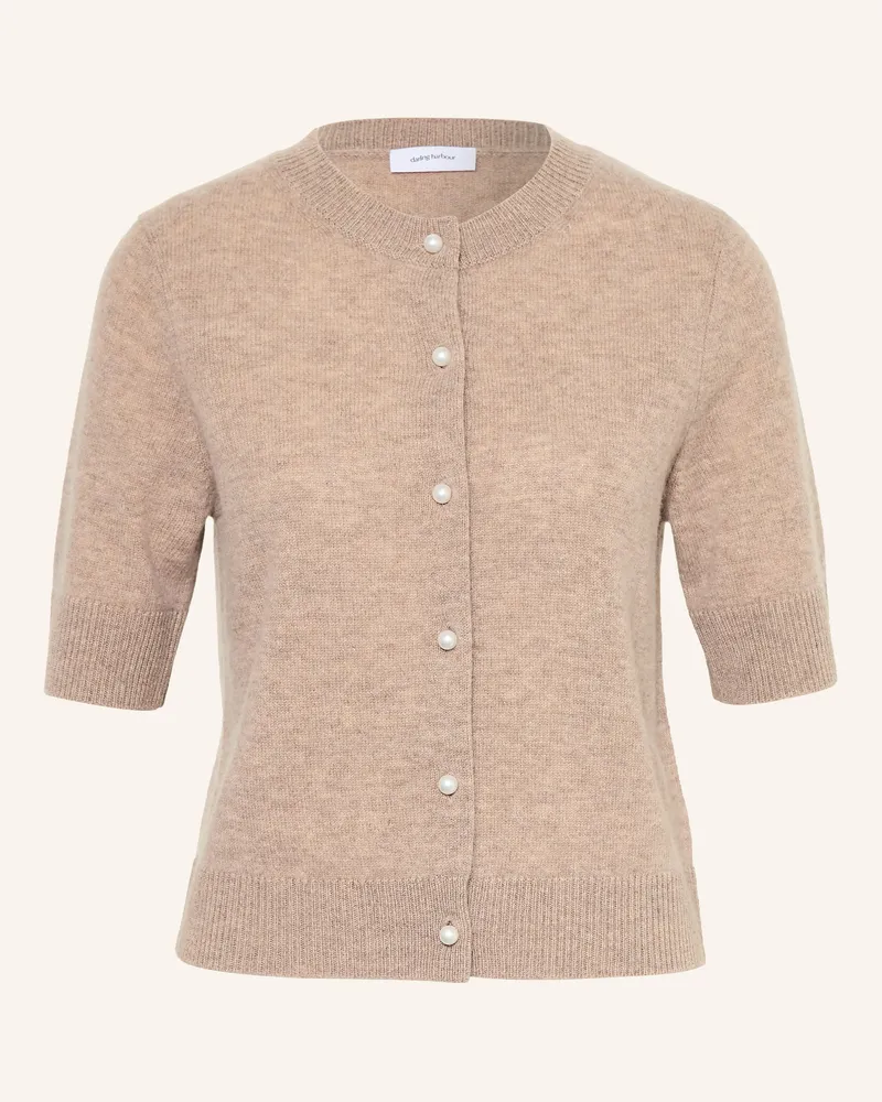 Darling Harbour Strickjacke Mit Cashmere Und 3/4-Arm beige Greige