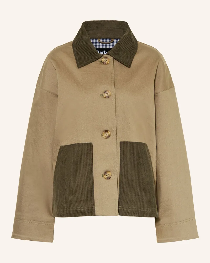 Barbour Jacke Cloverdale gruen Khaki