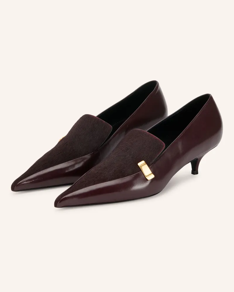 Proenza Schouler Pumps Slash rot Dunkelrot