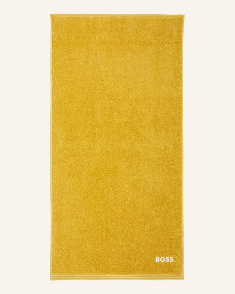 HUGO BOSS Handtuch Edge gelb Gelb