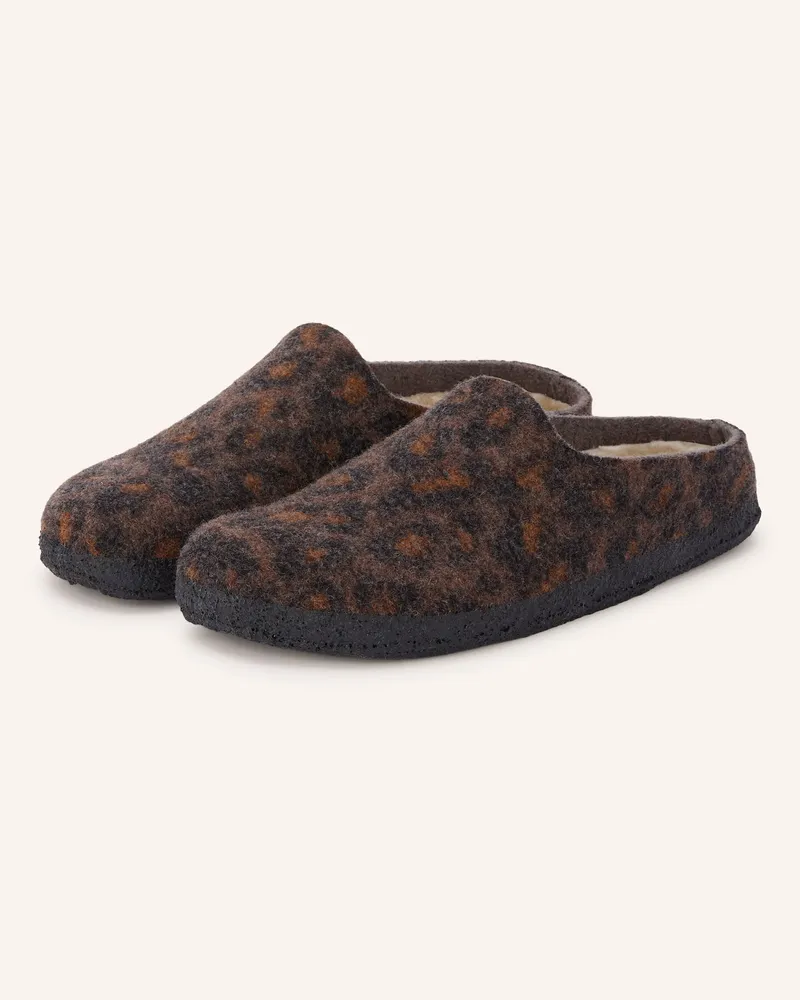 Birkenstock Hausschuhe Amsterdam Wrapped Dip braun Braun