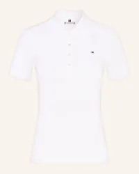 Tommy Hilfiger Piqué-Poloshirt Weiss