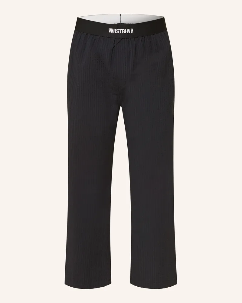 WRSTBHVR Hose NIPO V2 im Jogging-Stil Schwarz