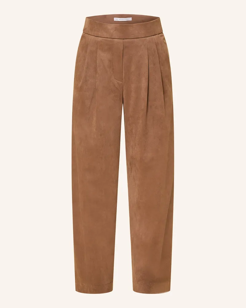 RAFFAELLO ROSSI  Culotte MAYLA JOGG in Lederoptik Braun