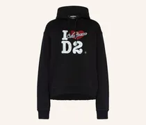 Hoodie Vaquera schwarz