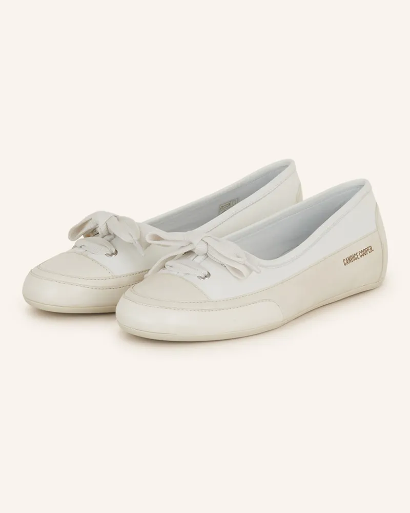 Candice Cooper Ballerinas Candy Bow weiss Creme