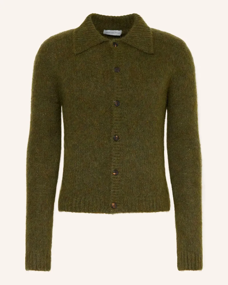 Dries van Noten Strickjacke gruen Grün