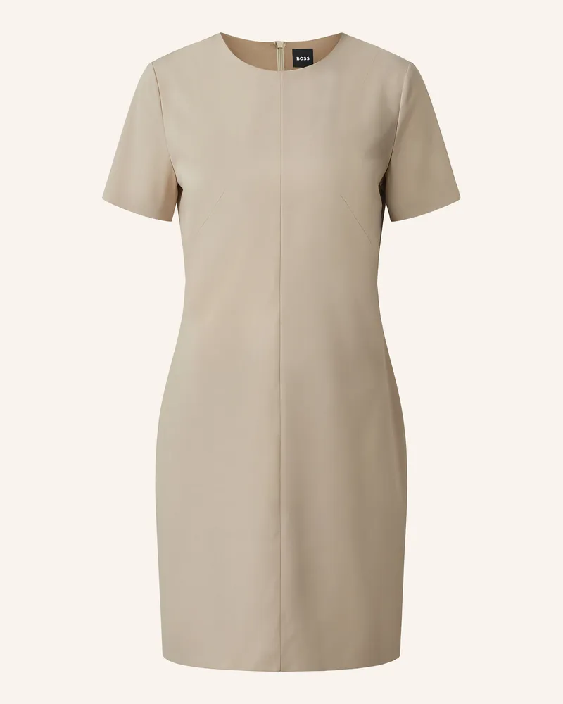HUGO BOSS Business Kleid DINDERA Regular Fit Beige