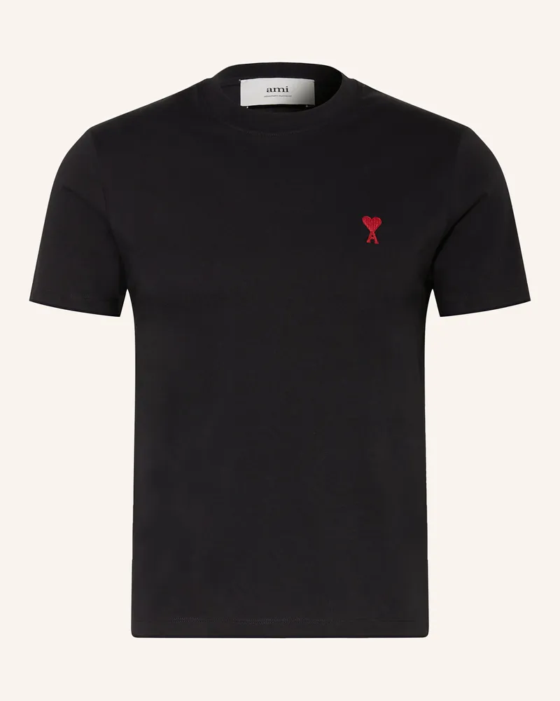 AMI Paris T-Shirt schwarz Schwarz