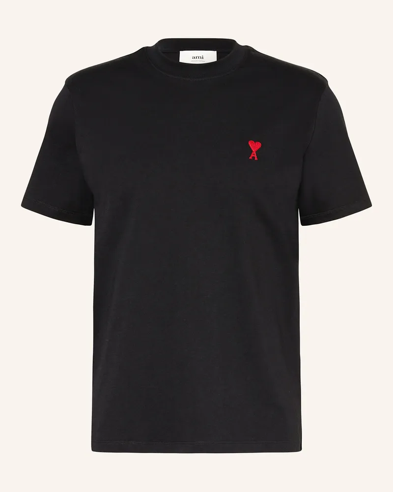AMI Paris T-Shirt schwarz Schwarz