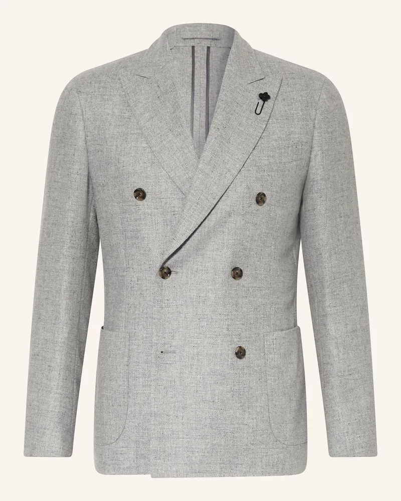 LARDINI Sakko Extra Slim Fit grau Hellgrau