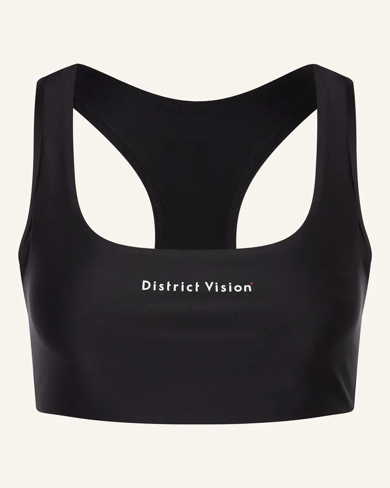 District Vision Sport-BH TWIN LAYER Schwarz