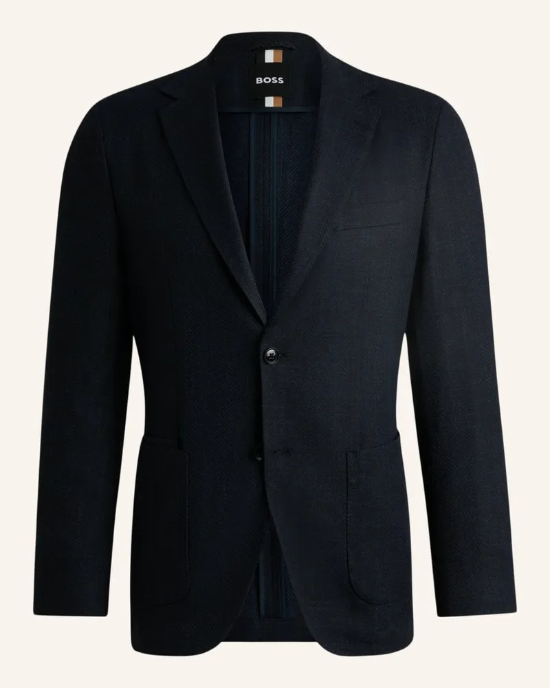 HUGO BOSS Blazer C-JAYE-ELBOW-242 Regular Fit Blau