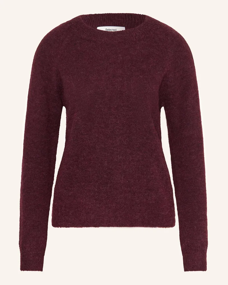 Selected Pullover Dunkelrot