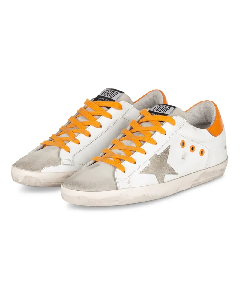 Golden Goose Sneaker Super-Star weiss Hellgrau