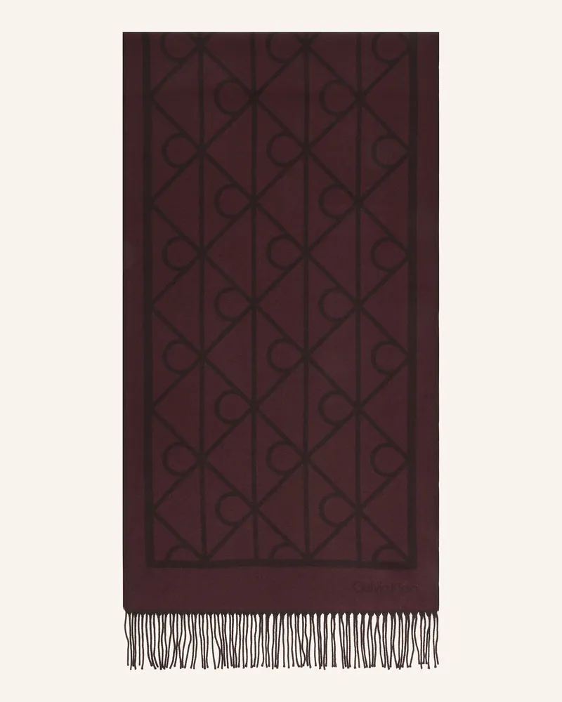 Calvin Klein Schal Dunkelrot