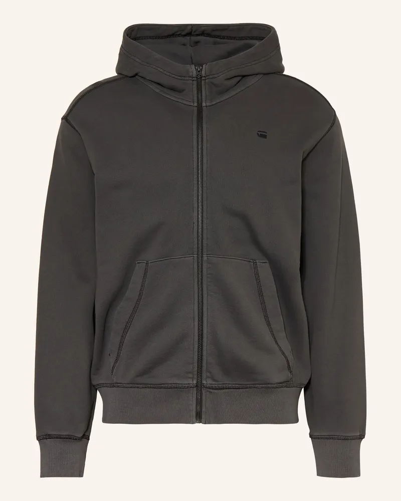 G-STAR RAW Sweatjacke schwarz Dunkelgrau