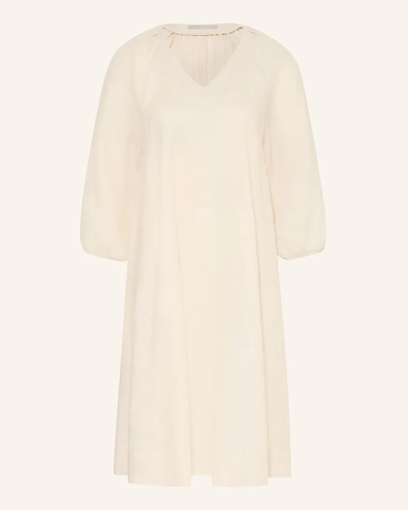 (THE MERCER) N.Y. Leinenkleid mit 3/4-Arm Camel