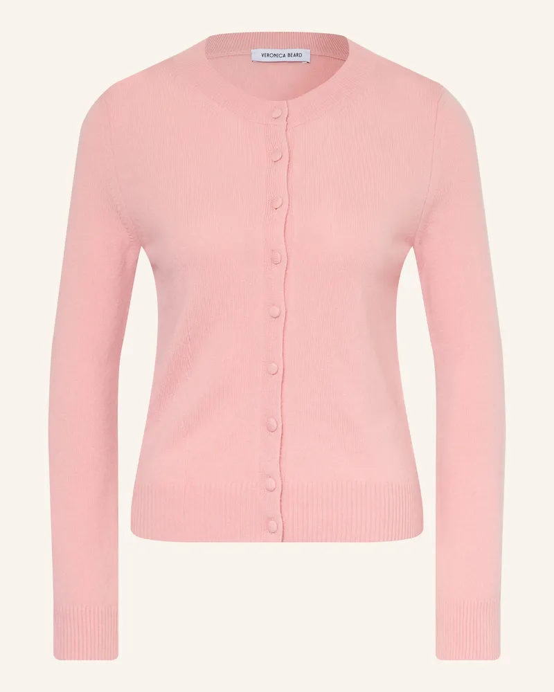 Veronica Beard Strickjacke Daro Aus Cashmere rosa Rosa