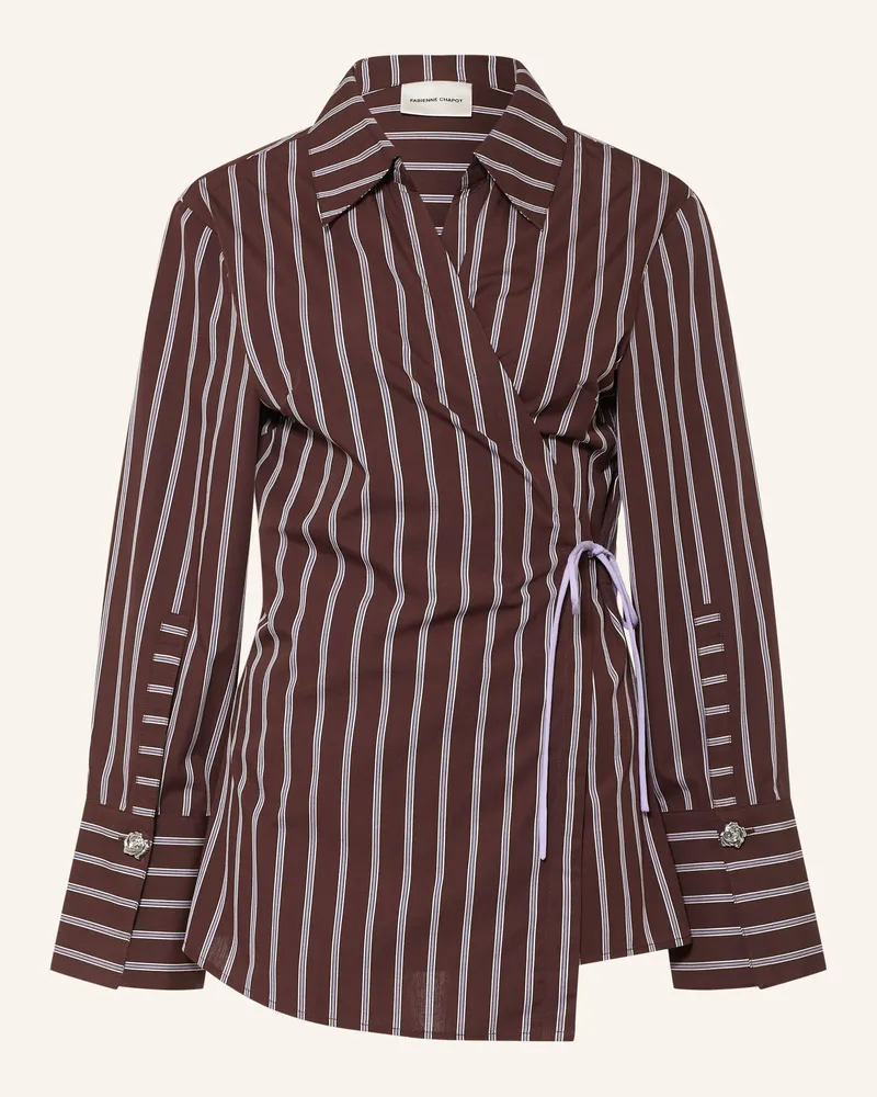 Fabienne Chapot Wickelbluse Tamar braun Dunkelbraun