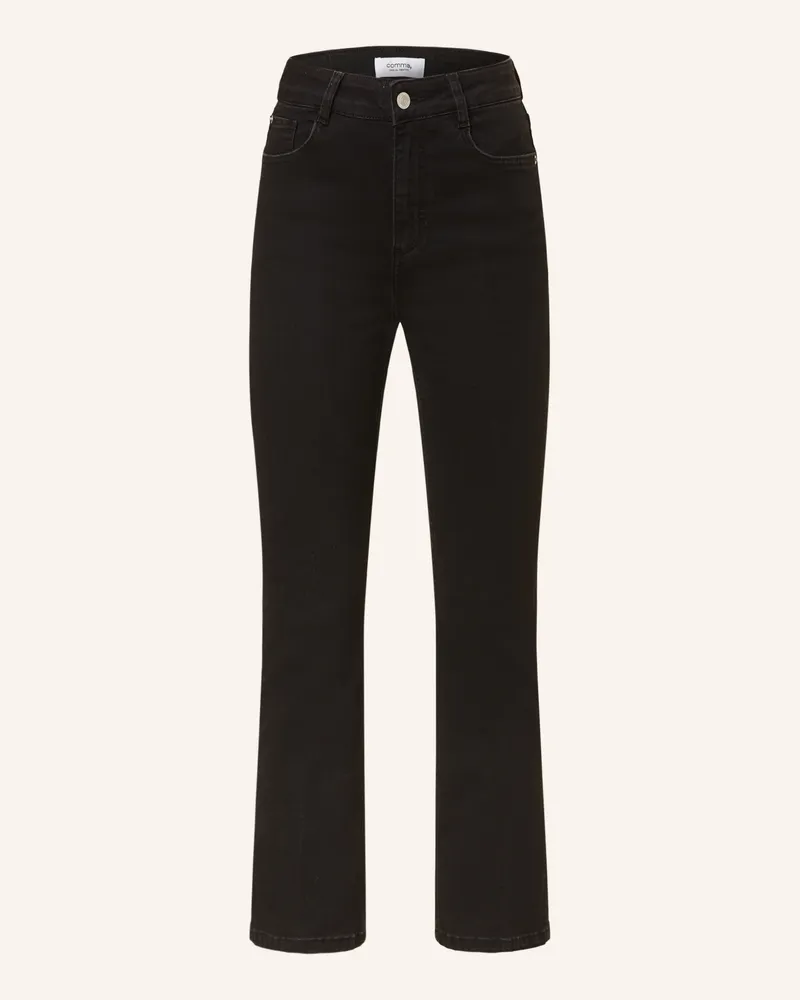 COMMA Straight Jeans Schwarz