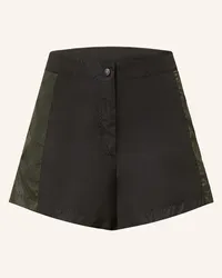 Moncler Shorts mit Mesh Schwarz