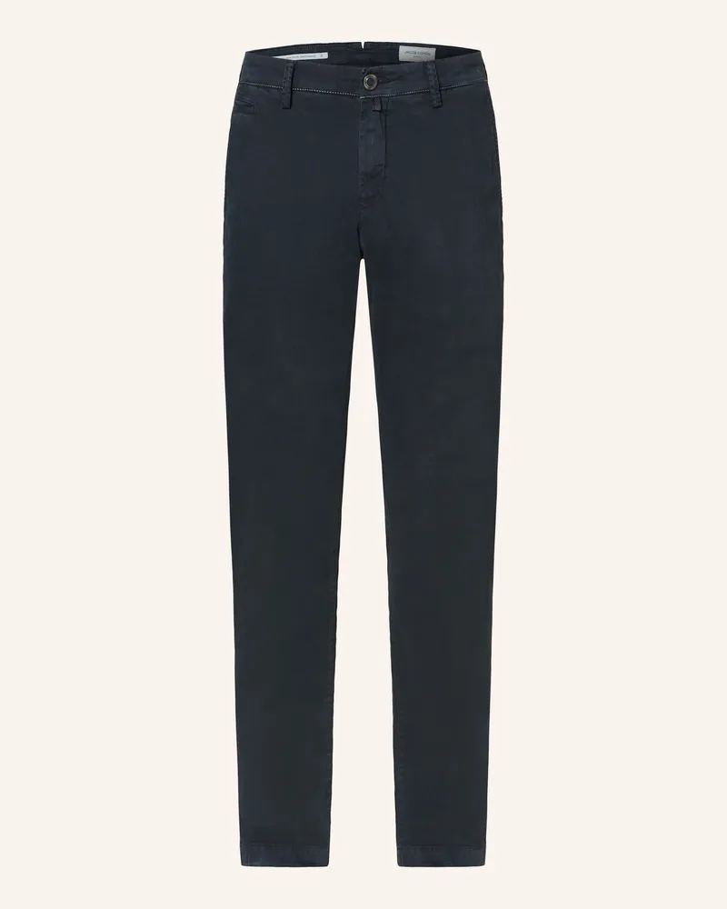 Jacob Cohën Chino Bobby Slim Fit blau Dunkelblau