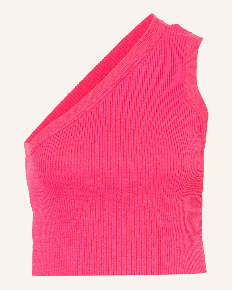 Jacquemus Stricktop LA MAILLE ASCU mit Leinen Pink