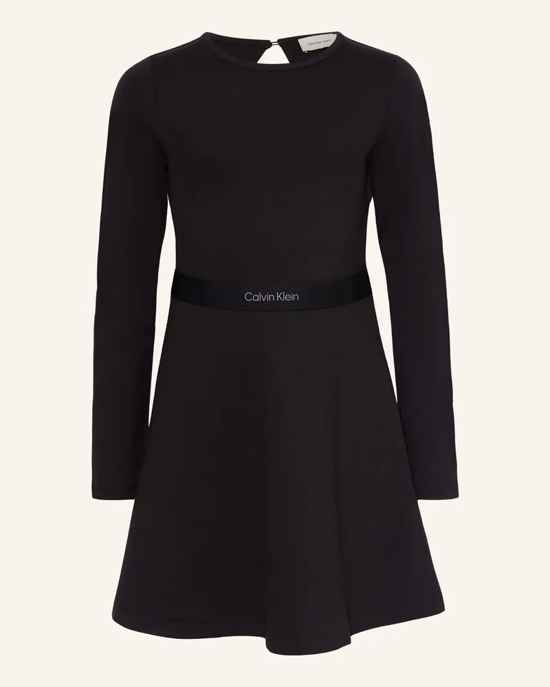 Calvin Klein Jerseykleid Mit Cut-Out schwarz Schwarz