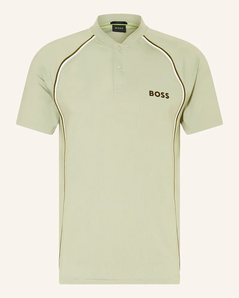 HUGO BOSS Funktions-Poloshirt PARIQ Hellgrün