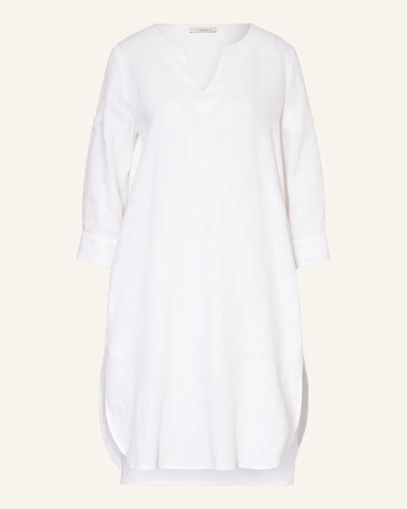 lilienfels Leinenkleid Weiss