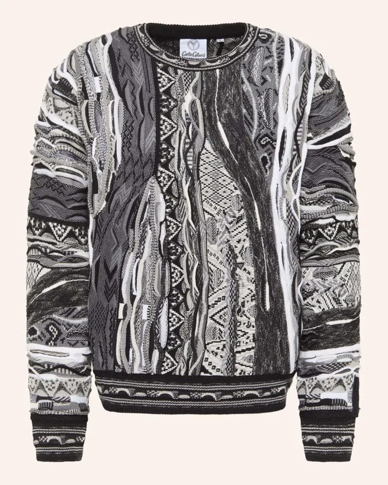 Carlo Colucci Strickpullover Di Palo grau Grau