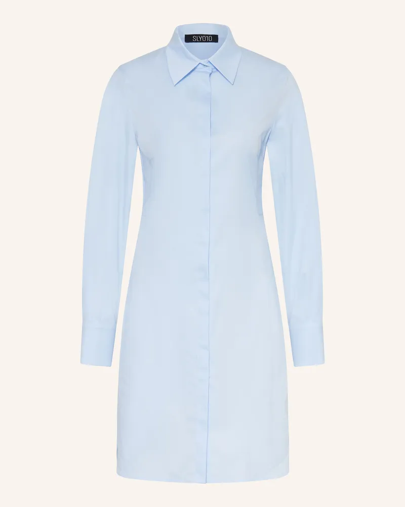 SLY 010 Hemdblusenkleid BERTA Hellblau