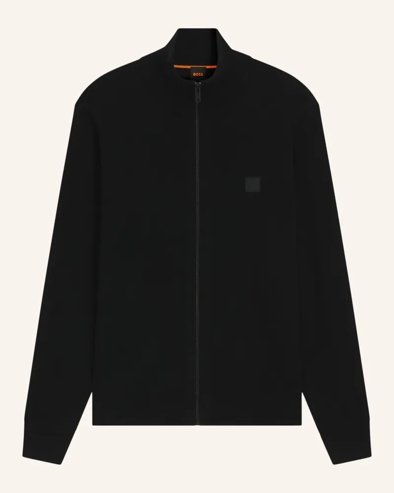 HUGO BOSS Casual Jacke KANOZIP_S Regular Fit Schwarz
