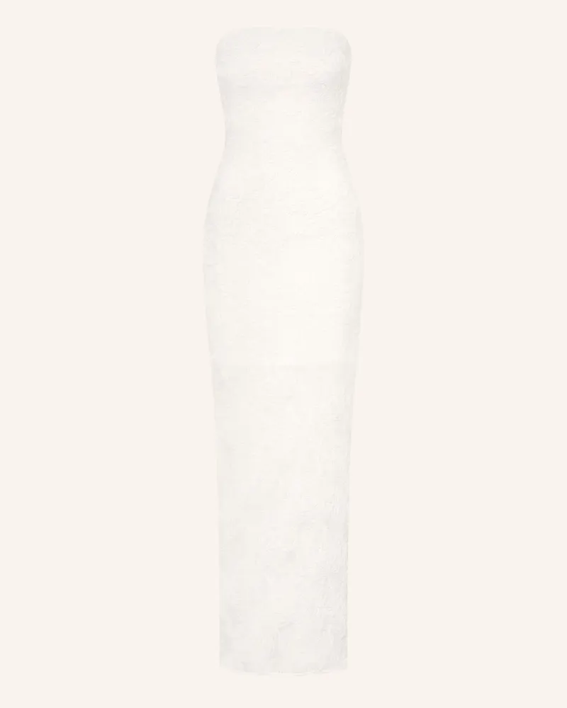 ROTATE Birger Christensen Cocktailkleid Aus Spitze weiss Creme
