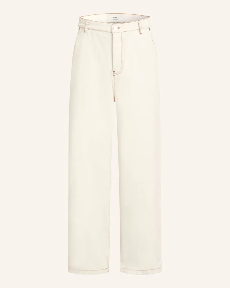 AMI Paris Jeans Regular Fit Creme
