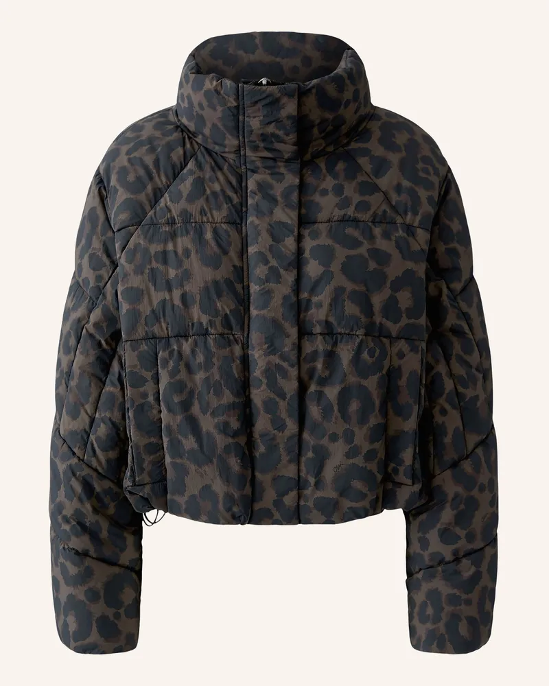 Oui  Steppjacke braun Dunkelbraun