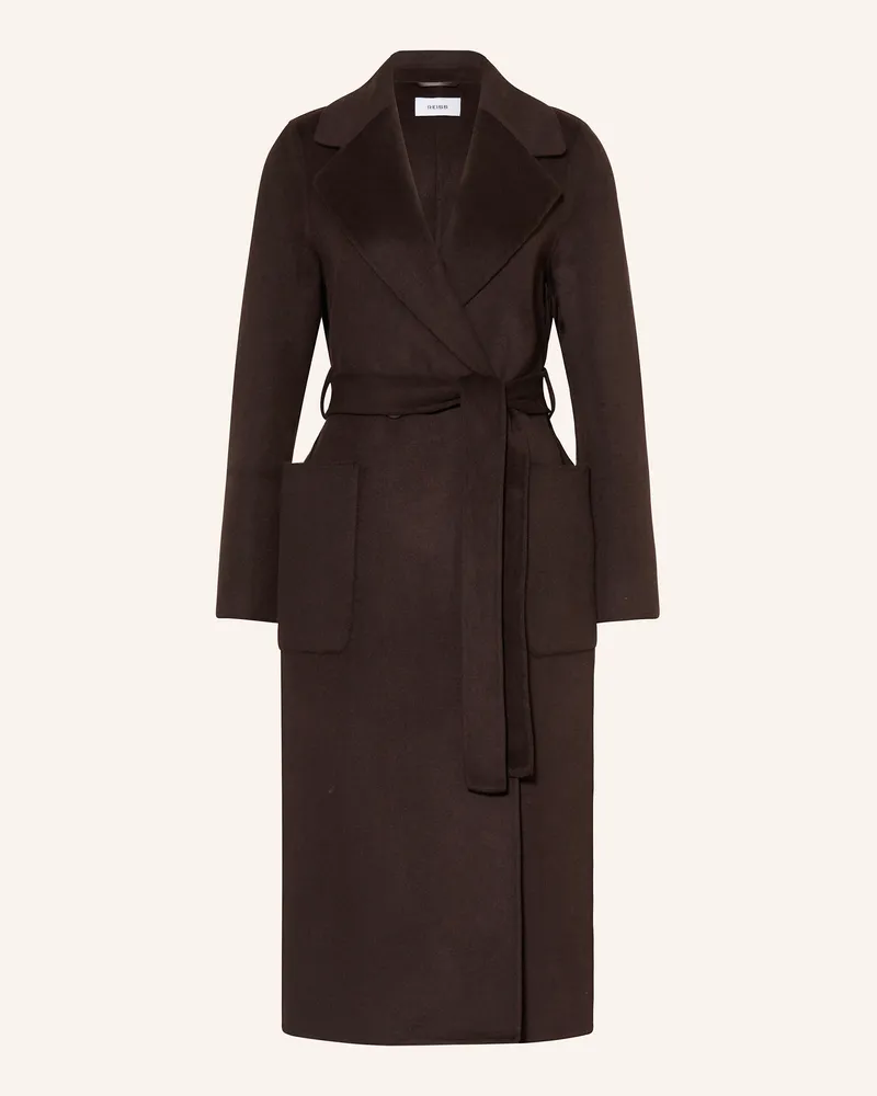 Reiss Cabanmantel LUCIA Dunkelbraun