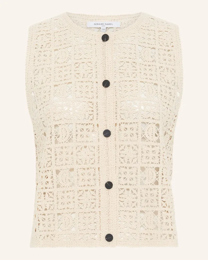 Gerard Darel Strickjacke Chadia beige Creme
