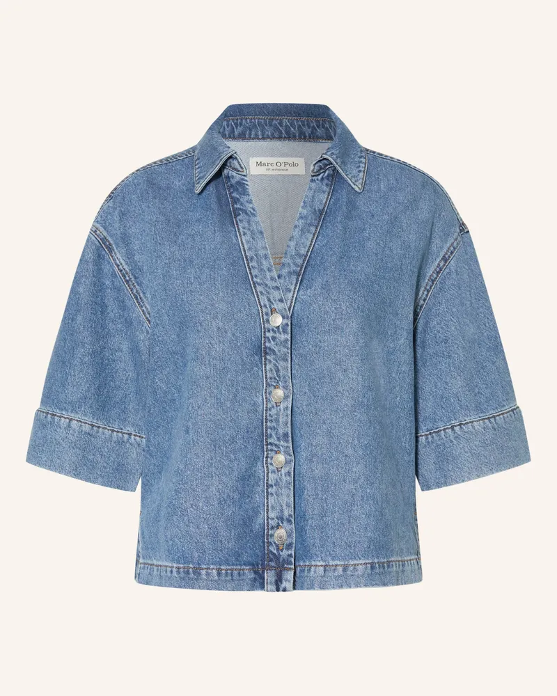 Marc O'Polo Jeansbluse blau Blau