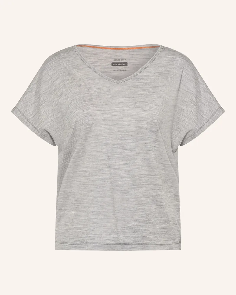 Icebreaker Funktionsshirt Merno 150 Lodge Aus Merinowolle grau Grau