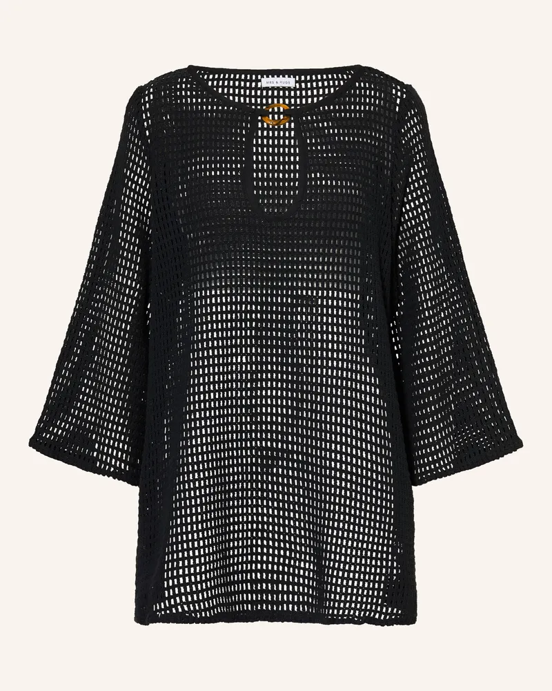 Mrs & HUGS Strandkleid Schwarz